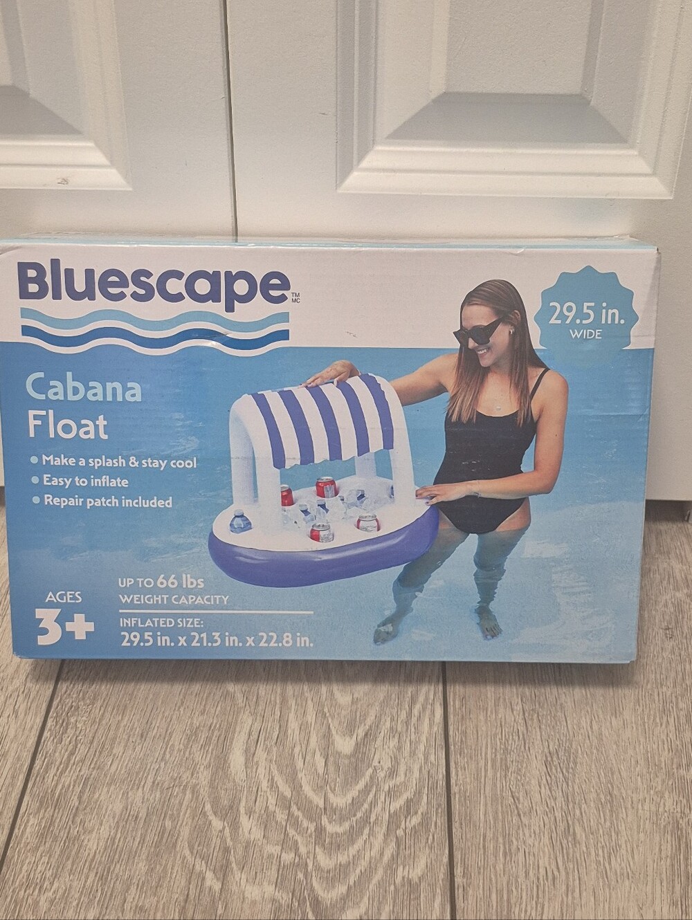 Bluescape Floating Cabana Bar Inflatable Drink Station Pool Fun Party Drinks NEW